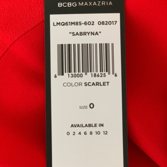 New BCBG High-Low Dress Retail $268 Sz. 0 - Picture 3 of 5